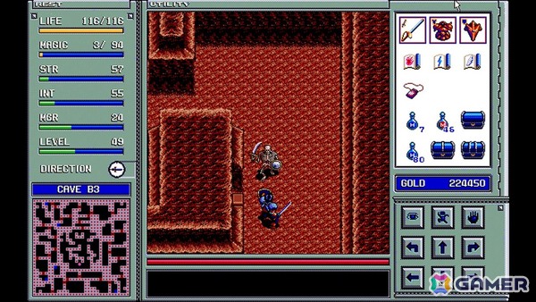 「EGGコンソール ブランディッシュ リニューアル PC-9801」がSwitchで配信！賞金首・アレスとなって地下迷宮からの脱出を目指すアクションRPGの画像