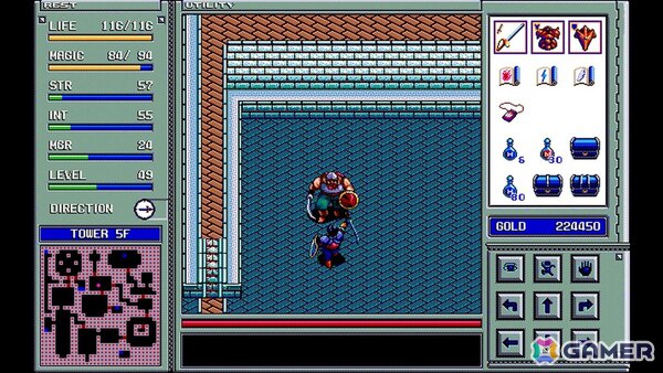 「EGGコンソール ブランディッシュ リニューアル PC-9801」がSwitchで配信！賞金首・アレスとなって地下迷宮からの脱出を目指すアクションRPGの画像
