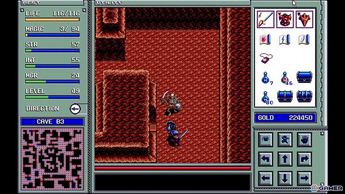 「EGGコンソール ブランディッシュ リニューアル PC-9801」がSwitchで配信！賞金首・アレスとなって地下迷宮からの脱出を目指すアクションRPGの画像2
