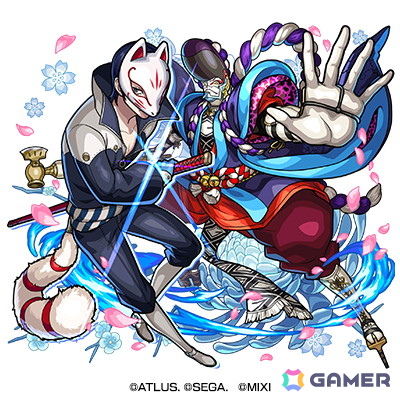 モンスト×ペルソナ5ロイヤルコラボ キャンペーン 雨宮蓮ミラーアート