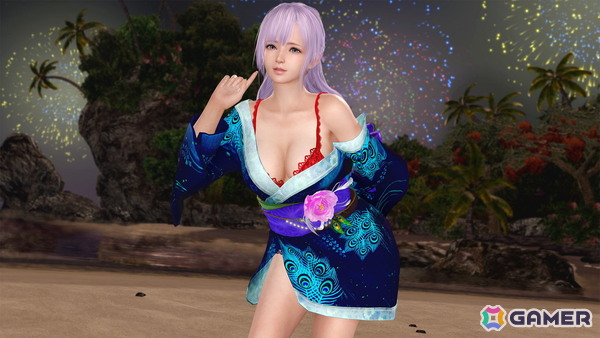 「DEAD OR ALIVE XVV」ヒョウ柄ビキニとギャル風衣装がセクシーな新水着「スクール・バイブス」が登場！なつかしコーデガチャが最大140連無料のキャンペーンもの画像14