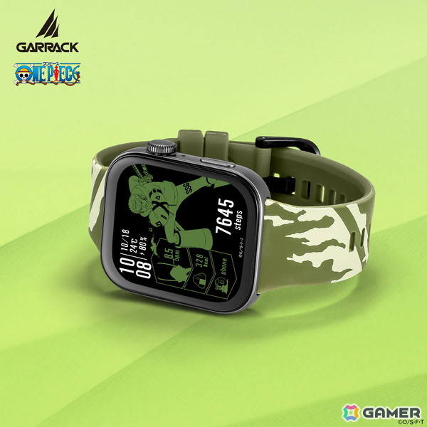 GARRACKからTVアニメ「ONE PIECE」のスマートウォッチが登場!ルフィ、ゾロ、サンジをイメージした3モデルの画像
