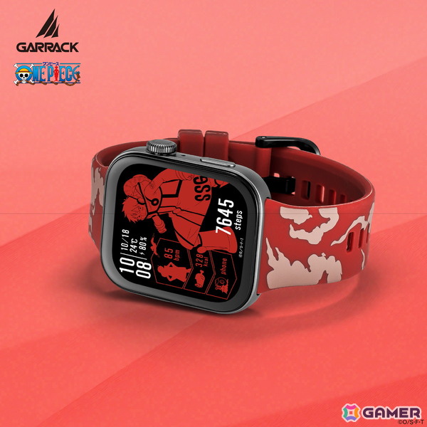GARRACKからTVアニメ「ONE PIECE」のスマートウォッチが登場!ルフィ、ゾロ、サンジをイメージした3モデルの画像