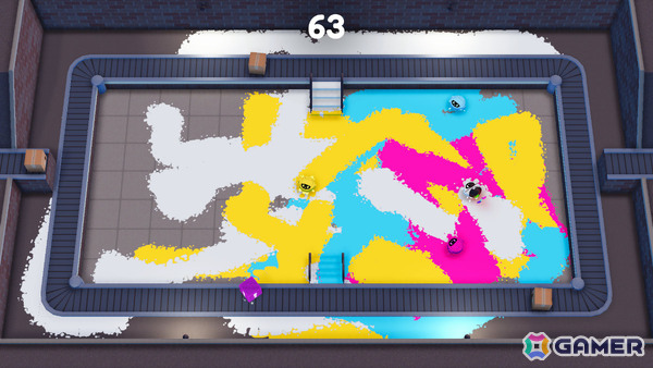 お掃除ロボが大暴れする最大4人のパーティーゲーム「スプラターボット」が9月4日にリリース!勝つのは最高に“散らかした”者の画像