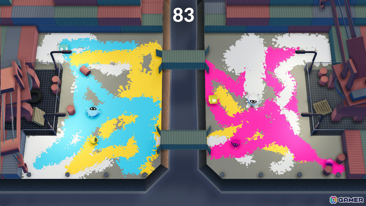 お掃除ロボが大暴れする最大4人のパーティーゲーム「スプラターボット」が9月4日にリリース！勝つのは最高に“散らかした”者の画像8