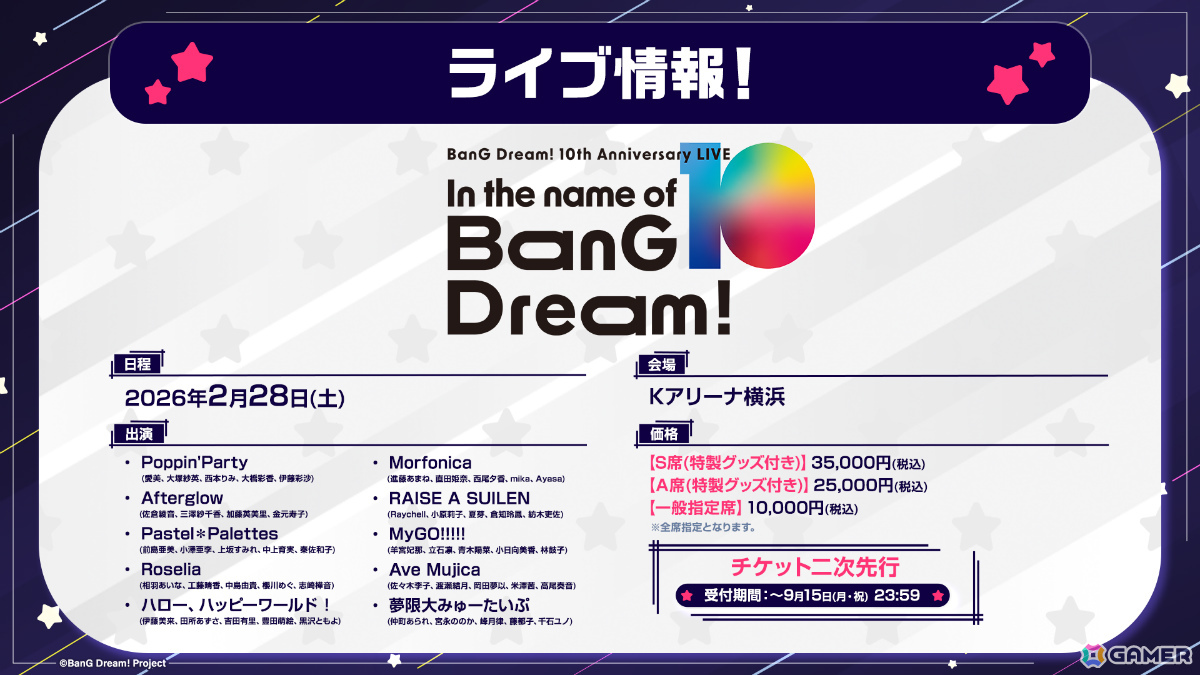 MyGO!!!!!×Ave MujicaやRAISE A SUILEN×Fear, and Loathing in Las