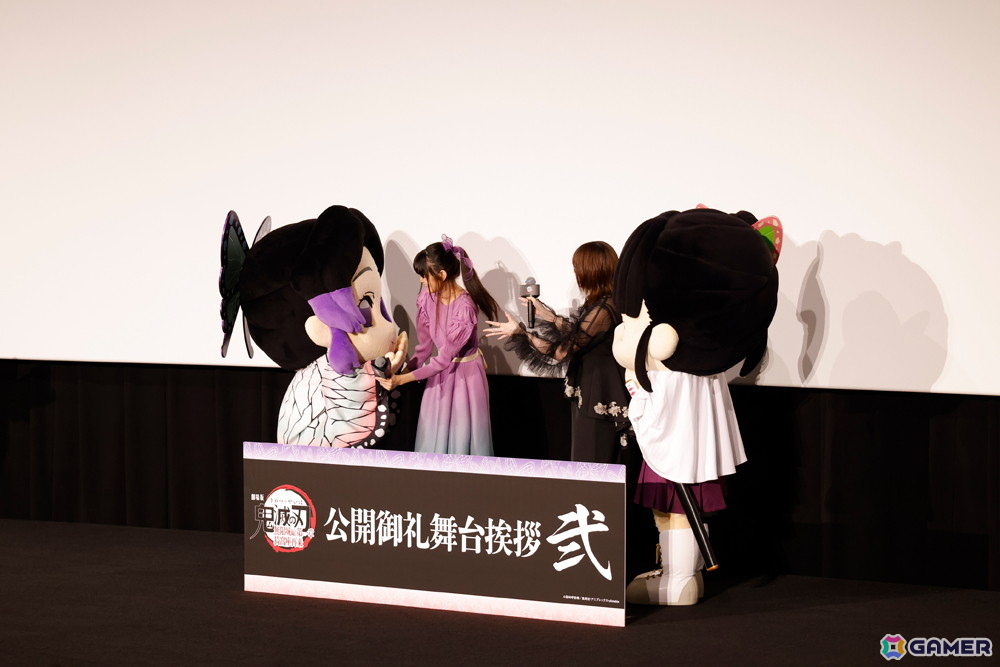 「劇場版『鬼滅の刃』無限城編 第一章 猗窩座再来」早見沙織さん(胡蝶しのぶ役)×上田麗奈さん(栗花落カナヲ役)による「公開御礼舞台挨拶 弐」が開催!の画像