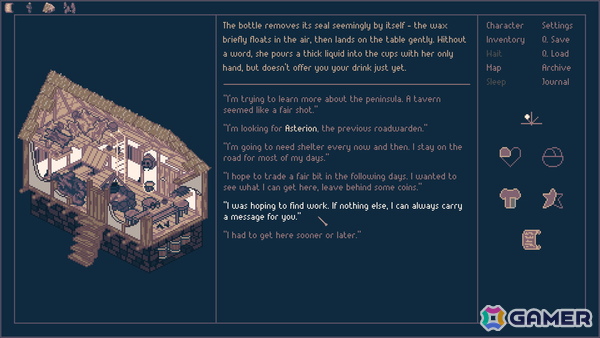 ドット絵アートが特徴のテキストRPG「Roadwarden」のSwitch版が8月25日に発売！未知の領域を探索してこの地の秘密を暴く旅に出ようの画像