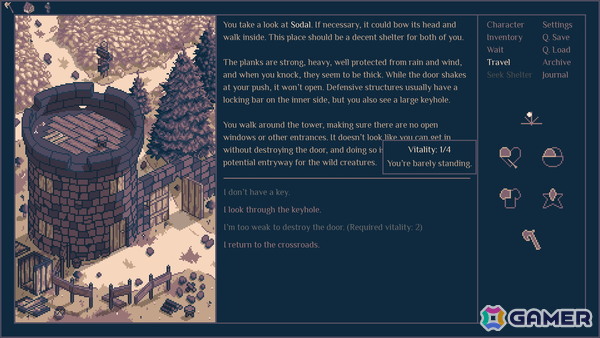 ドット絵アートが特徴のテキストRPG「Roadwarden」のSwitch版が8月25日に発売！未知の領域を探索してこの地の秘密を暴く旅に出ようの画像