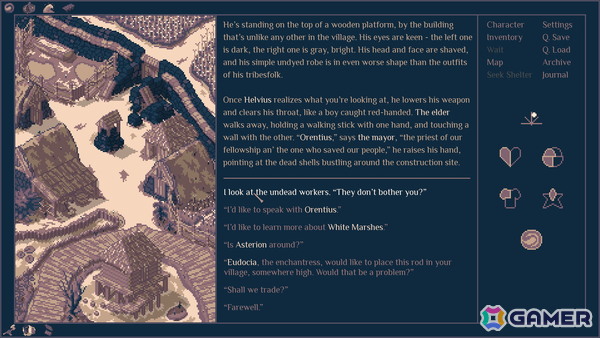 ドット絵アートが特徴のテキストRPG「Roadwarden」のSwitch版が8月25日に発売！未知の領域を探索してこの地の秘密を暴く旅に出ようの画像