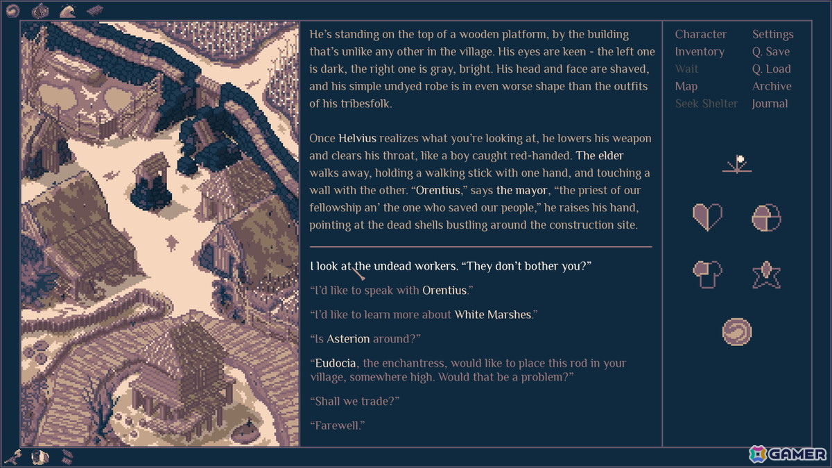 ドット絵アートが特徴のテキストRPG「Roadwarden」のSwitch版が8月25日に発売！未知の領域を探索してこの地の秘密を暴く旅に出ようの画像9