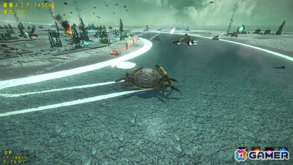 巨大ガ二となって宇宙で大暴れする3Dアクションゲーム「The Giant Crab in Space」がSteamにて配信!の画像