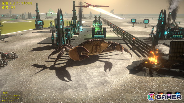 巨大ガ二となって宇宙で大暴れする3Dアクションゲーム「The Giant Crab in Space」がSteamにて配信!の画像