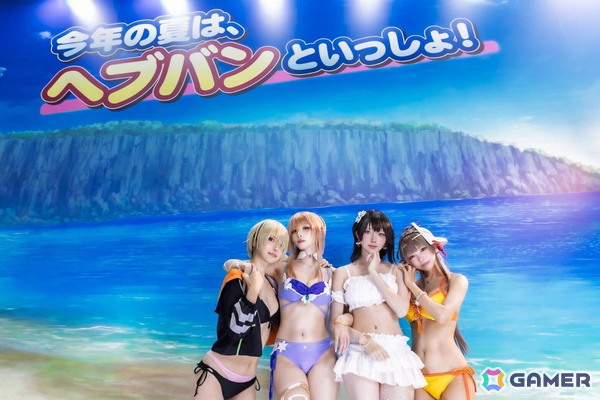 「ヘブバン」水着イラストの描き下ろしグッズの販売やノベルティの無料配布、公式コスプレイヤーも登場したC106のレポートが公開！の画像3