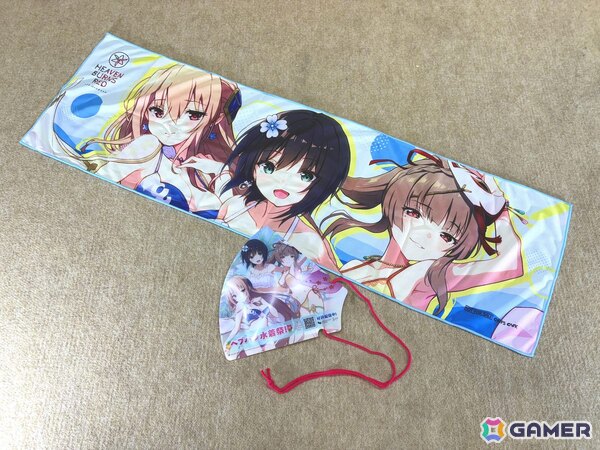 「ヘブバン」水着イラストの描き下ろしグッズの販売やノベルティの無料配布、公式コスプレイヤーも登場したC106のレポートが公開！の画像9