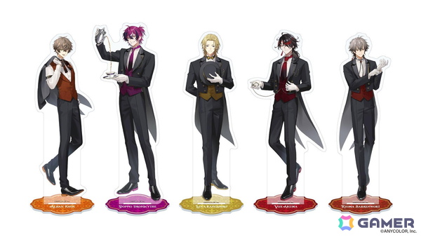 「NIJISANJI EN くじVol.1」がくじスクエアにて9月1日より発売！ヴォックス・アクマさんやルカ・カネシロさんら5名の執事をテーマにした描き下ろしグッズが登場の画像3
