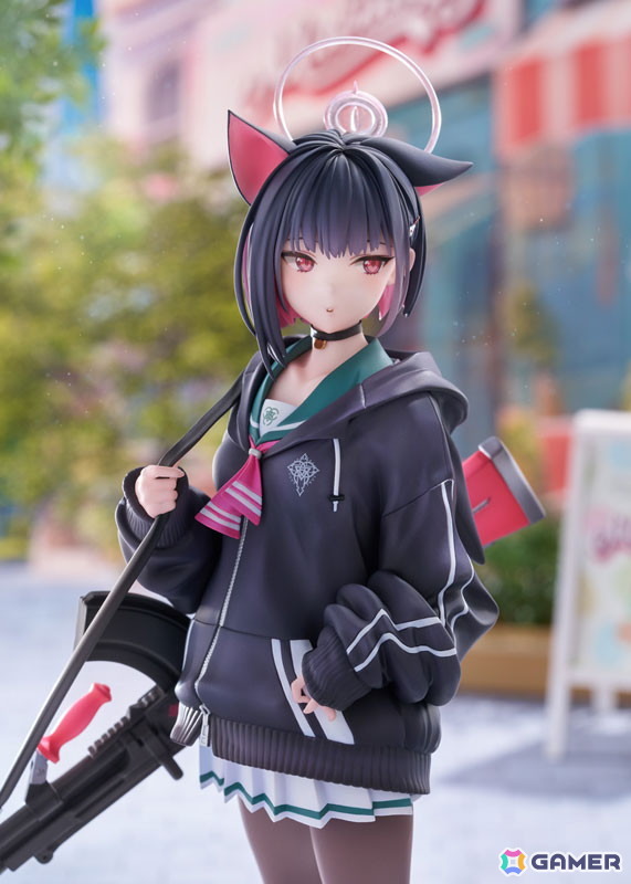 「ブルアカ」ほんのり染まった頬やゆったりしたパーカー姿などカズサのクールさと可愛らしさを再現した1/7スケールフィギュアが登場!の画像