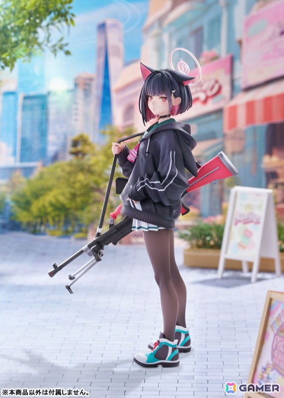 「ブルアカ」ほんのり染まった頬やゆったりしたパーカー姿などカズサのクールさと可愛らしさを再現した1/7スケールフィギュアが登場!の画像