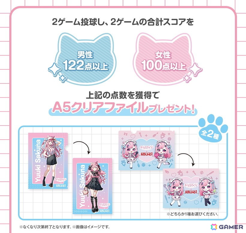 結城さくなさんとROUND1のコラボキャンペーンが8月21日から開催！新規