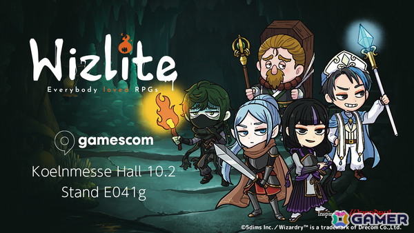 「Wizlite: Everybody loved RPGs」が「gamescom 2025」「Comic Con Africa 2025」に出展！秋に公開されるバージョン（0.7）の一部機能を試せるの画像1