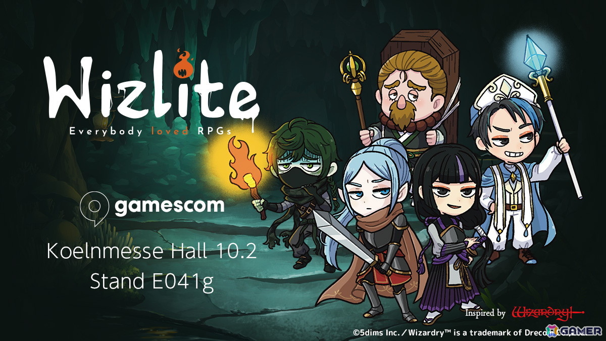「Wizlite: Everybody loved RPGs」が「gamescom 2025」「Comic Con Africa 2025」に出展！秋に公開されるバージョン（0.7）の一部機能を試せるの画像