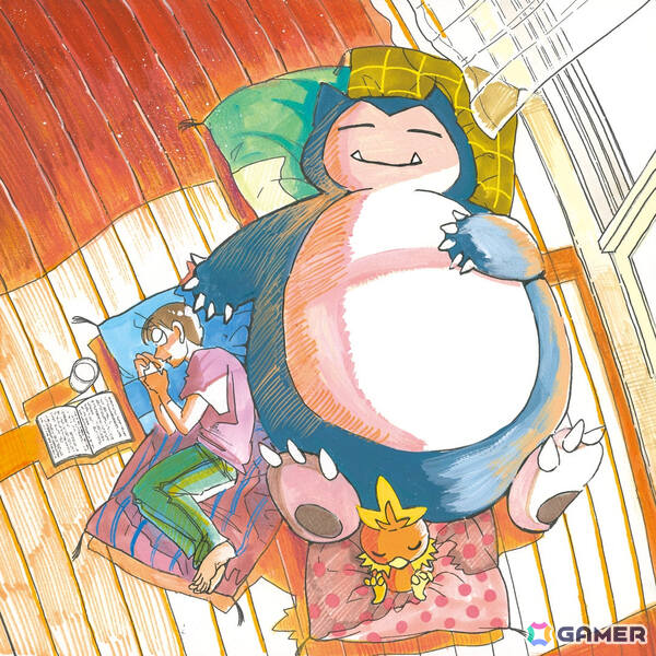 「Pokémon Sleep」2周年記念カウントダウンイラストが公開中――「BEASTARS」板垣巴留氏、「日常」あらゐけいいち氏ら5名が眠る人間とポケモンたちを描くの画像2