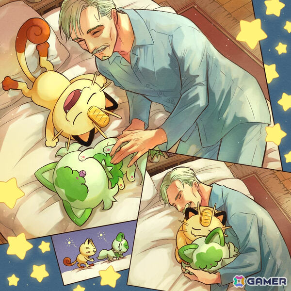 「Pokémon Sleep」2周年記念カウントダウンイラストが公開中――「BEASTARS」板垣巴留氏、「日常」あらゐけいいち氏ら5名が眠る人間とポケモンたちを描くの画像4