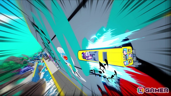 近未来の日本を舞台にしたハイテンポアクションゲーム「Denshattack!」が2026年初頭に配信！電車でスリリングなトリックを決めようの画像5