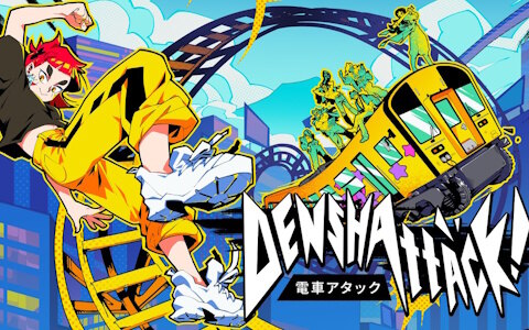 近未来の日本を舞台にしたハイテンポアクションゲーム「Denshattack!」が2026年初頭に配信！電車でスリリングなトリックを決めよう