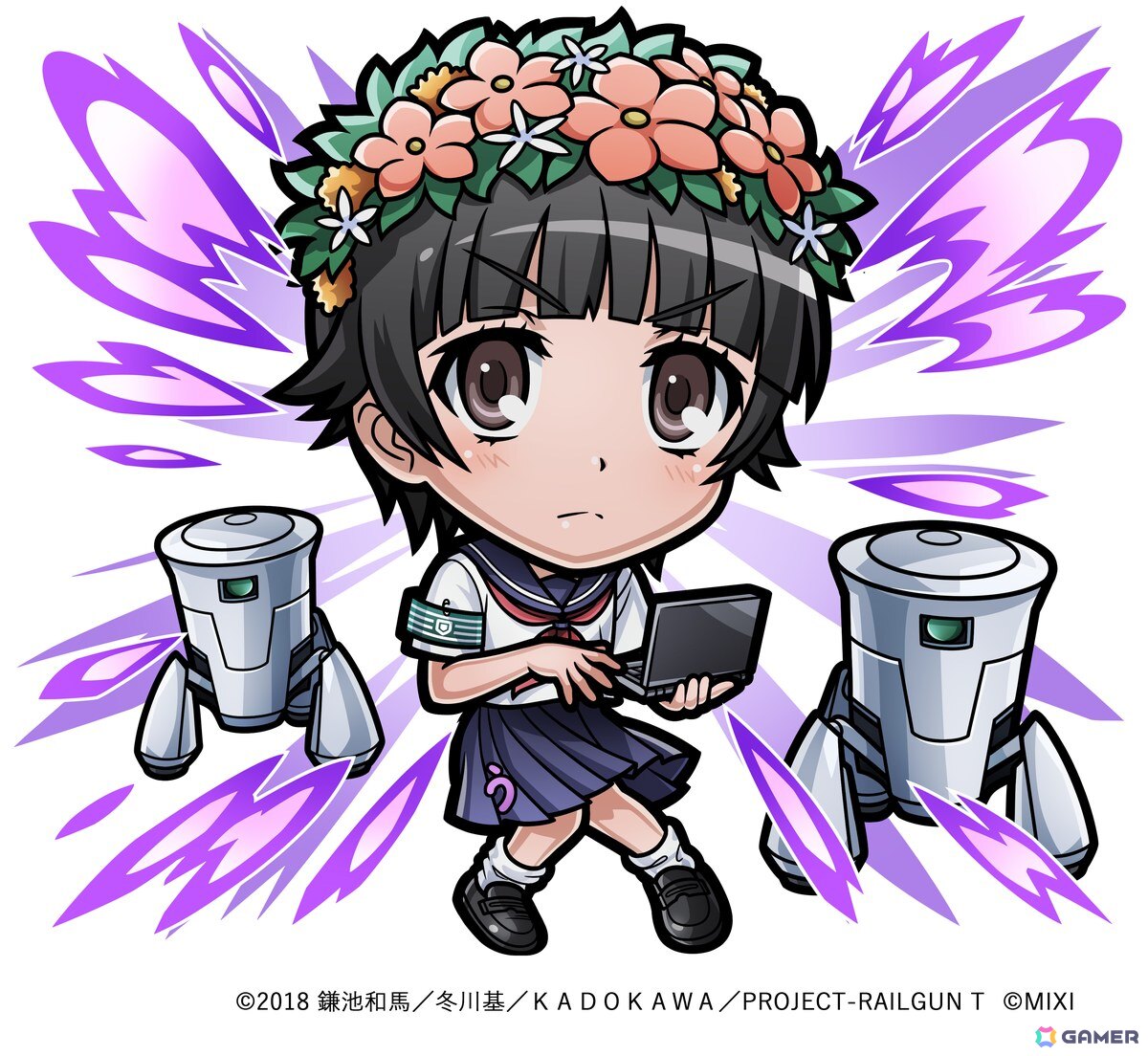 闇属性 ★6初春飾利（進化後）~CV：豊崎愛生