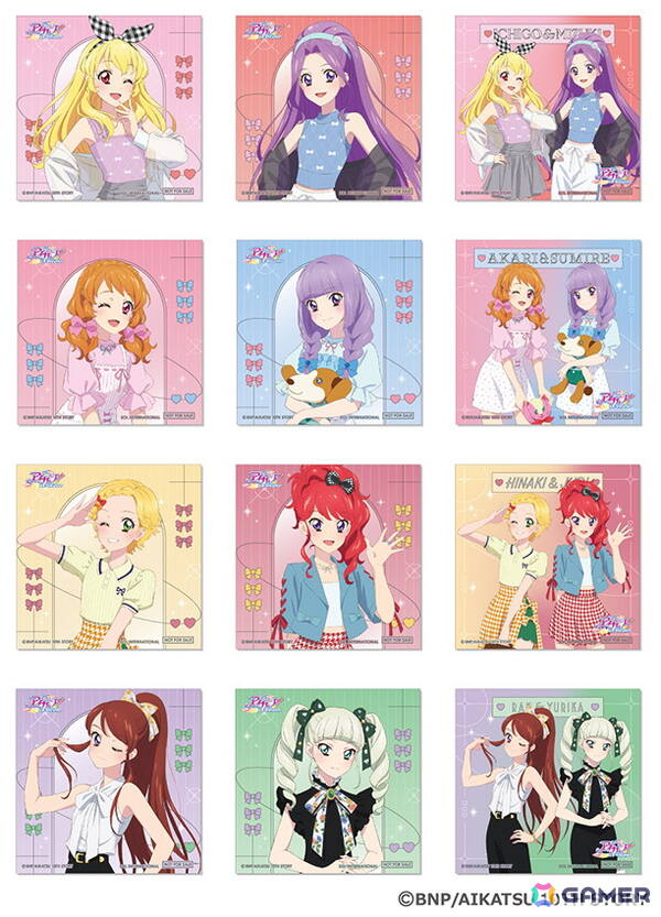「アイカツ！」ペアごとにお揃いのリボンコーデがかわいい「Link Ribbon」がテーマの新規描き下ろし商品がアニメイト限定で8月23日に発売！の画像5