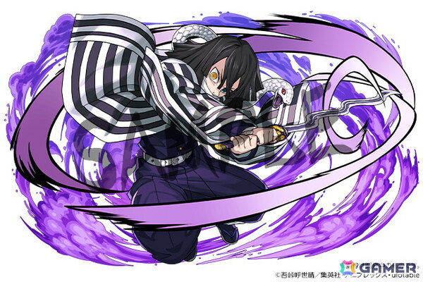 「パズドラ」でアニメ「鬼滅の刃」とのコラボが8月22日より開催！「冨岡義勇＆竈門炭治郎」「時透無一郎＆甘露寺蜜璃」などセットで描かれた新キャラもの画像3