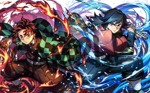 「パズドラ」でアニメ「鬼滅の刃」とのコラボが8月22日より開催!「冨岡義勇&竈門炭治郎」「時透無一郎&甘露寺蜜璃」などセットで描かれた新キャラも