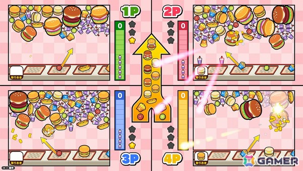 マージパズルゲーム「BUGERショット」がSwitch/Steamで配信！新要素の「取りおき」や「回転」を活用して最上級「キングバーガー」を目指そうの画像