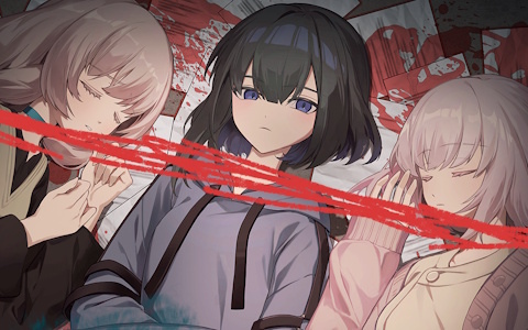 オカ研の仲良し三人娘の関係性と怪談が交錯するホラー短編ビジュアルノベルゲーム「血の百合怪談」がSteamで9月16日に配信！配信記念の20％OFFセールも