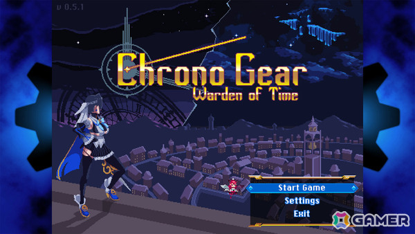 ホロライブEnglishのオーロ・クロニーさんを主人公とした横スクロールアクション「Chrono Gear: Warden of Time」の発売日が9月12日に決定！の画像