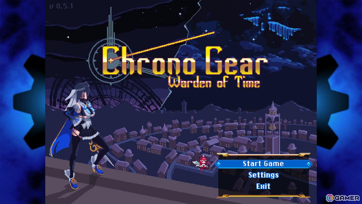 ホロライブEnglishのオーロ・クロニーさんを主人公とした横スクロールアクション「Chrono Gear: Warden of Time」の発売日が9月12日に決定！の画像3