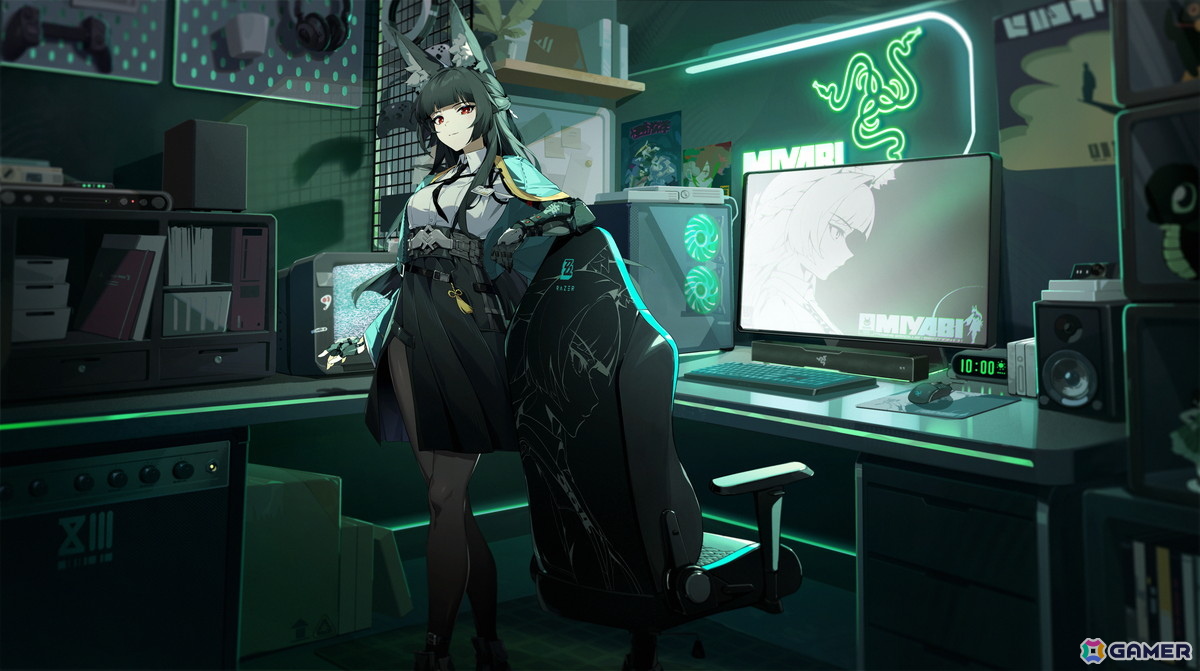 Razerより「ゼンレスゾーンゼロ」初の公式周辺機器コレクションが登場!雅をモチーフにしたチェア、キーボード、マウス、マウスパッドがラインナップの画像
