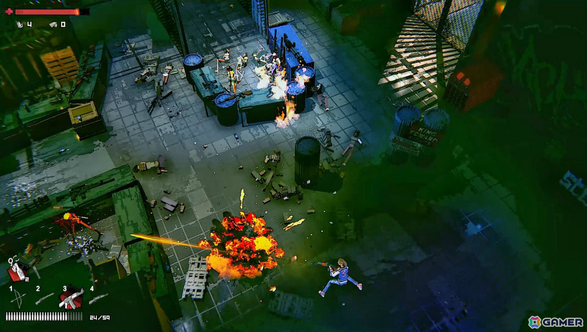 HDボクセルで描かれる終末トップダウンSTG「ANNIE: Last Hope」PS5パッケージ版が11月27日に発売！の画像2