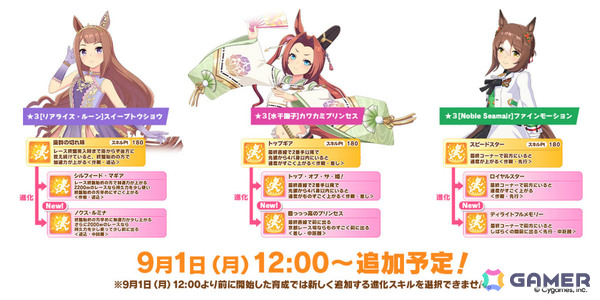 「ウマ娘」新ウマ娘・アドマイヤグルーヴ（CV：鈴木日菜）や4.5周年キャンペーン第2弾の情報が公開！進化スキル追加やウマさんぽ常設化なども発表にの画像39