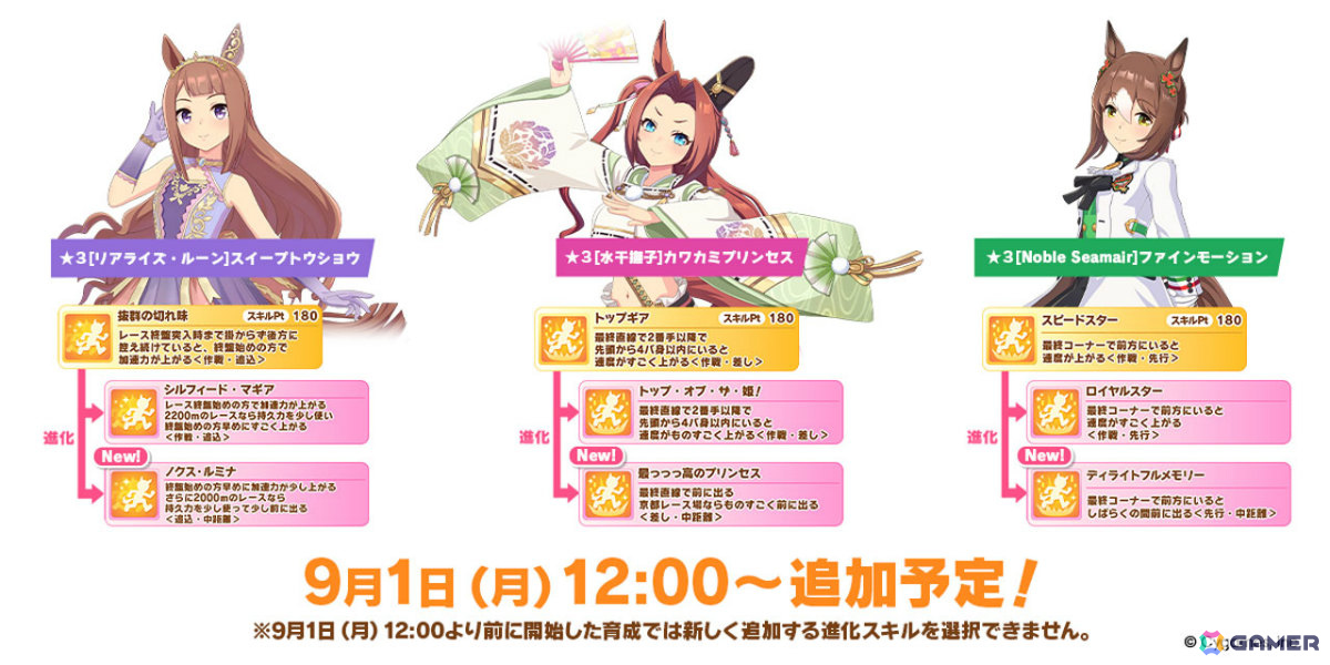 「ウマ娘」新ウマ娘・アドマイヤグルーヴ(CV:鈴木日菜)や4.5周年キャンペーン第2弾の情報が公開!進化スキル追加やウマさんぽ常設化なども発表にの画像
