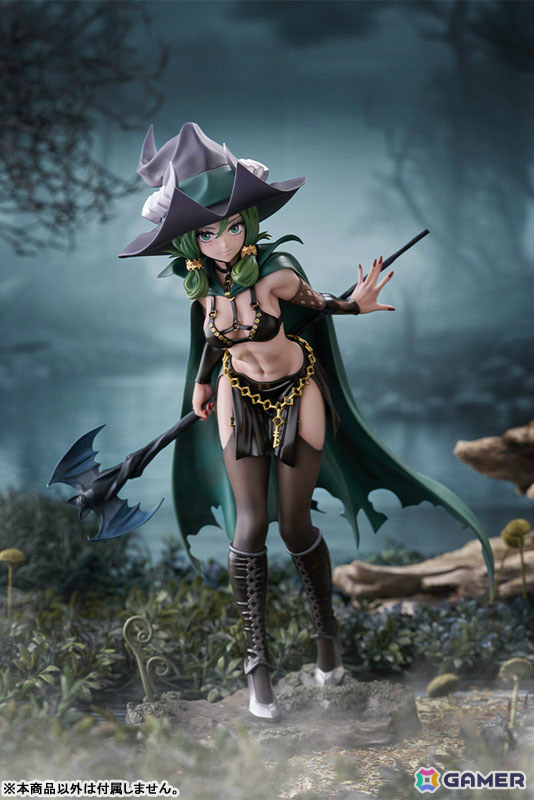 「ユニコーンオーバーロード」魔女のヤーナが1/7スケールフィギュアに！帽子はマグネットで着脱可能の画像2