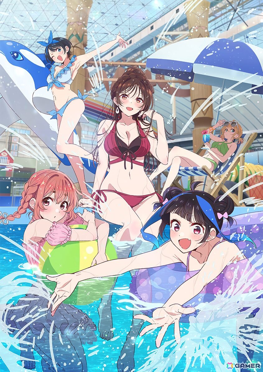 TVアニメ「彼女、お借りします」の新規描き下ろしグッズがゲーマーズで取り扱い決定の画像
