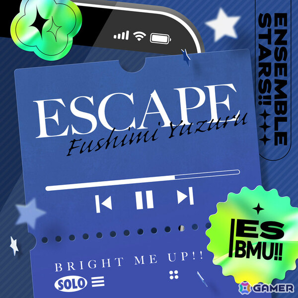 「あんスタ！！」伏見弓弦の「ESCAPE」がフルサイズ配信！2人きりの空間を表現したネオシティポップな楽曲の画像1