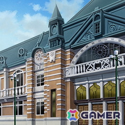 帝劇外観の背景