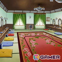 帝劇楽屋の背景