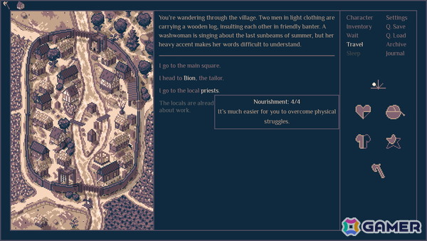 テキストRPG「Roadwarden」のSwitch版が発売！ドット絵で描かれる世界で自由度高いゲームプレイが楽しめるの画像
