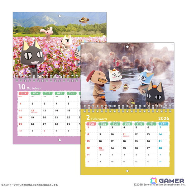 「どこでもいっしょ」カレンダー2026が発売決定！東京ゲームショウ2025で先行販売の画像3