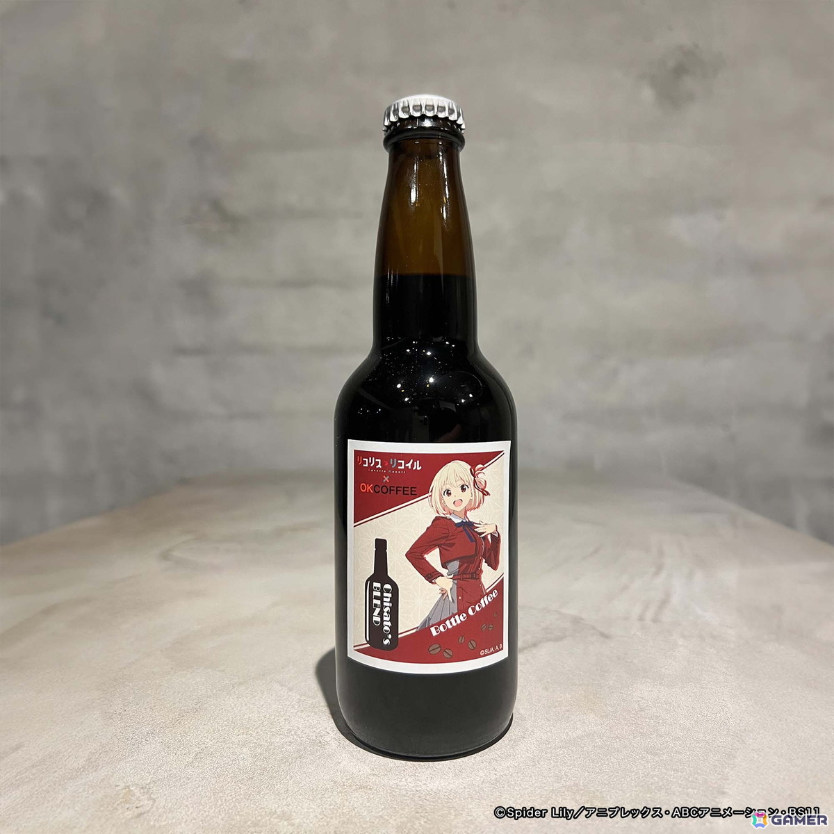 TVアニメ「リコリス・リコイル」とOK COFFEEのコラボブレンドコーヒーが再登場!千束やたきな達キャラごとのイメージを5種のブレンドで表現の画像
