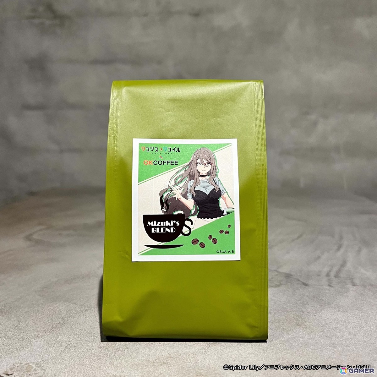 TVアニメ「リコリス・リコイル」とOK COFFEEのコラボブレンドコーヒーが再登場!千束やたきな達キャラごとのイメージを5種のブレンドで表現の画像
